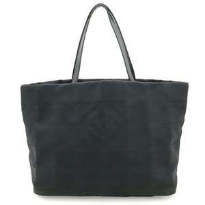 CHANEL Black Leather Shoulder Bag